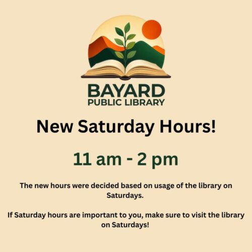 New Saturday Hours (Instagram Post)