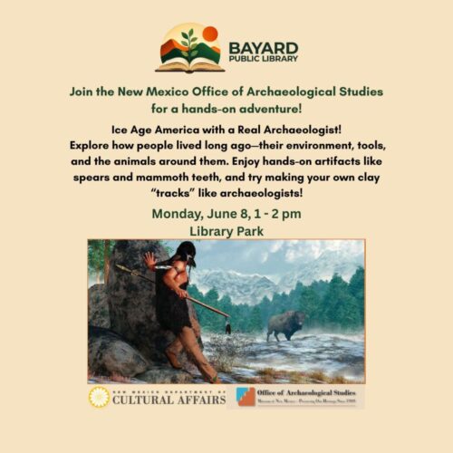 Join the New Mexico Office of Archaeological Studies for a hands-on adventure! (Instagram Post)